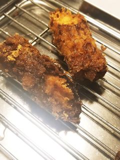 初、チーズ竹輪の干しエビパン粉揚げ♡美味-レシピのメイン写真