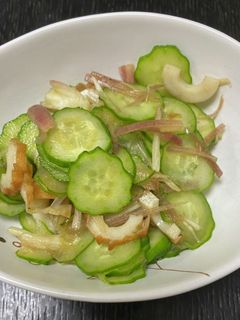 きゅうりとみょうがの梅肉和え-レシピのメイン写真