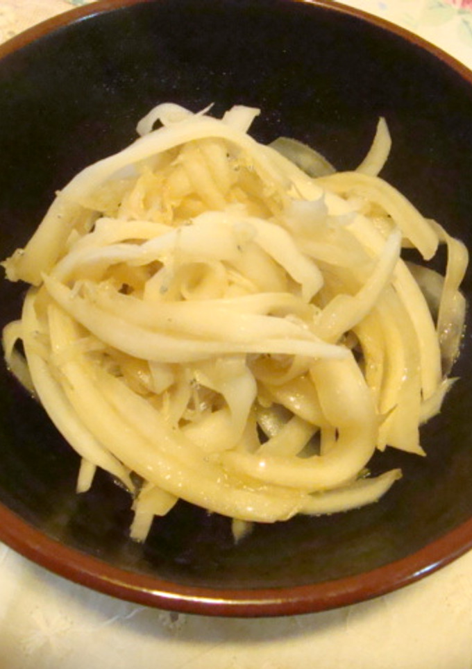 かぶの皮の簡単炒め煮-レシピのメイン写真