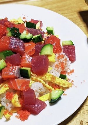 ワインビネガーで華やかばらちらし寿司-レシピのメイン写真