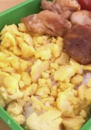 レンチン玉子そぼろ☆お弁当にも!-レシピのメイン写真