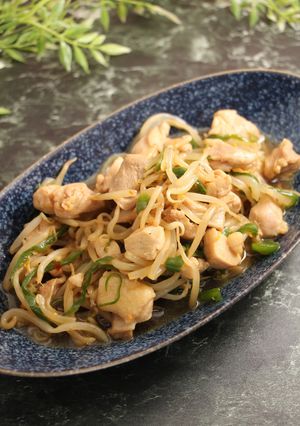 簡単！鶏もやしの醤油炒め-レシピのメイン写真