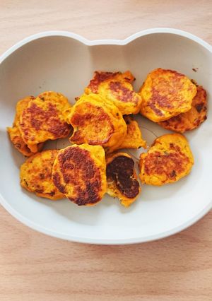 離乳食 9ヶ月 卵とカボチャのおやき-レシピのメイン写真