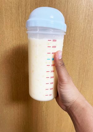 完熟マンゴー＆ピーチヨーグルトスムージー-レシピのメイン写真