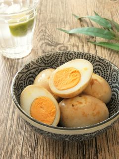材料2つ★焼き肉のたれで味卵-レシピのメイン写真