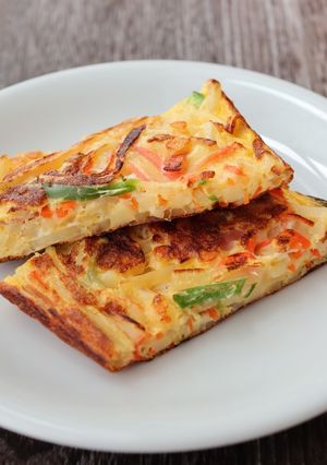 チーズ入りスペイン風オムレツ-レシピのメイン写真