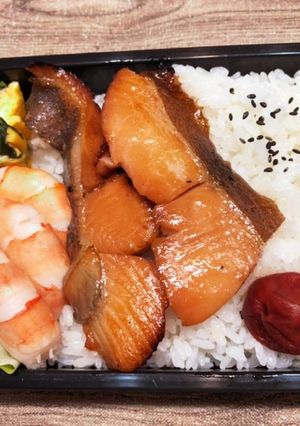 焼き魚弁当　0611-レシピのメイン写真