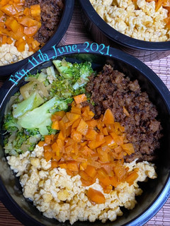 豚ミンチとブロッコリーの4色そぼろ丼弁当-レシピのメイン写真
