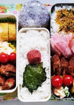 チキンカツ&鯵フライ弁当(6.11)-レシピのメイン写真