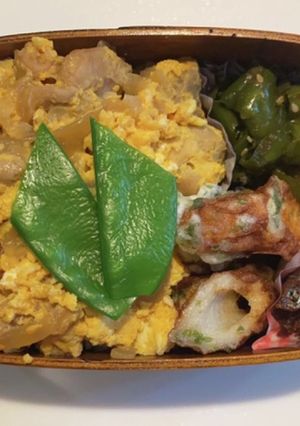 親子丼弁当-レシピのメイン写真