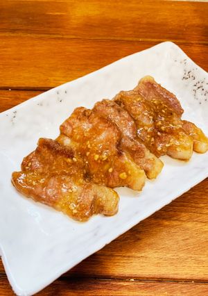 豚肩ロースのにんにく味噌焼き-レシピのメイン写真