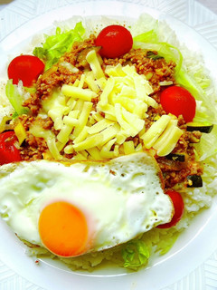簡単!タコライス 豆腐入りヘルシー-レシピのメイン写真