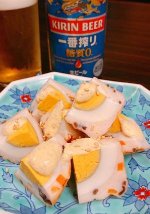 孔雀巻の柚子胡椒マヨがけ-レシピのメイン写真