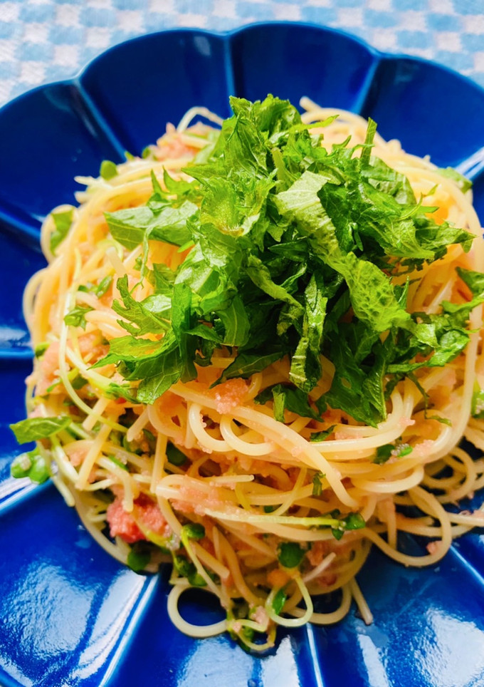 白だしとごま油で！簡単明太子パスタ-レシピのメイン写真