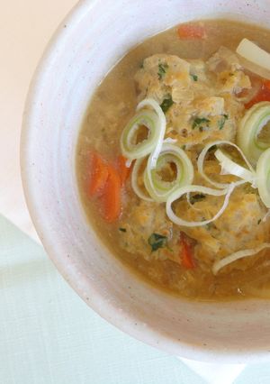 水菜肉団子の味噌汁【JAほこた】-レシピのメイン写真