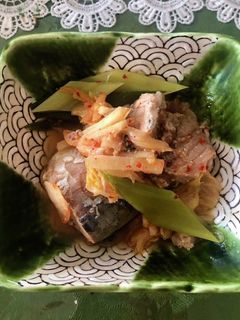 簡単!サバ缶とキムチ煮-レシピのメイン写真
