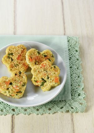 野菜おやき(こつぶめん使用)離乳食後期-レシピのメイン写真