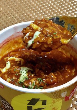 斬新なカレーメシの食べ方-レシピのメイン写真