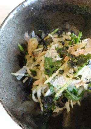 水菜と大根のシャキシャキサラダ【ほこた】-レシピのメイン写真