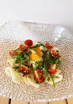 夏にピッタリうどん-レシピのメイン写真