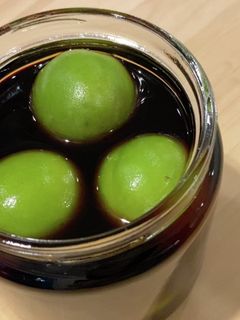 青梅の醤油漬け-レシピのメイン写真