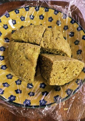 レンジで簡単！オートミールバナナ蒸しパン-レシピのメイン写真