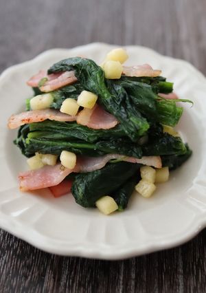 ほうれん草とチーズのソテー-レシピのメイン写真