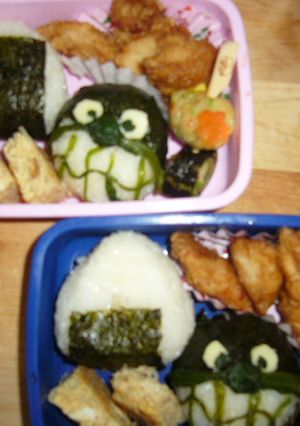 キャラ弁　バイキンマン-レシピのメイン写真