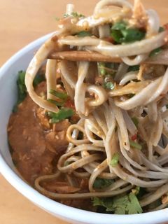ツナのピリ辛胡麻だれ混ぜ蕎麦-レシピのメイン写真