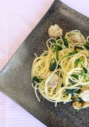 ホタテのバター醤油パスタ【ＪＡほこた】-レシピのメイン写真