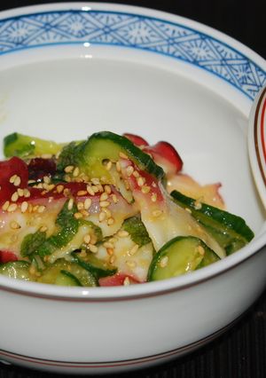 茹でだこのからし酢みそ和え-レシピのメイン写真