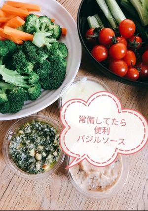 常備してたら便利！バジルソース-レシピのメイン写真