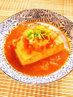 ☺簡単もう一品♪豆腐のキムチ煮込み☺-レシピのメイン写真
