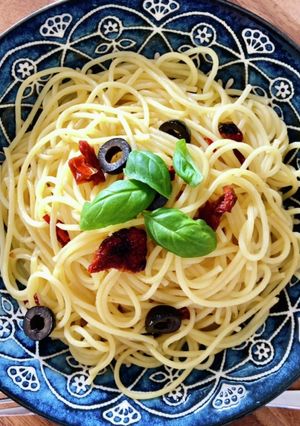 1分で激うま★本格ドライトマトのパスタ-レシピのメイン写真