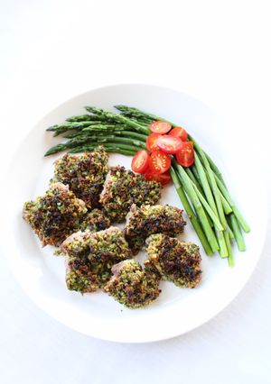 ペルシヤードで【ラム肉の香草パン粉焼き）-レシピのメイン写真