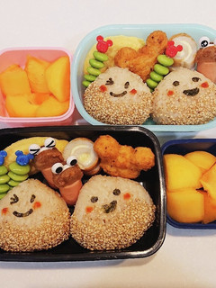 小学生(1年)双子のお弁当1-レシピのメイン写真