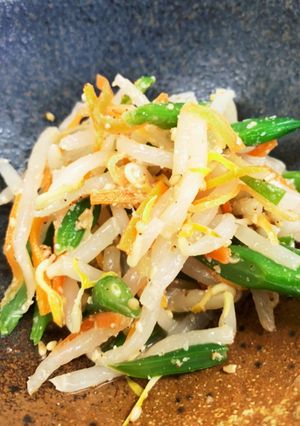 もやしとインゲンの胡麻酢和え-レシピのメイン写真