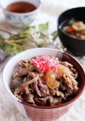 つゆだく〜♡しみる美味しさ我が家の牛丼-レシピのメイン写真