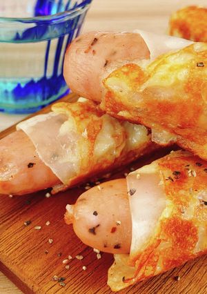 しまの匠でチーズ餃子巻き-レシピのメイン写真