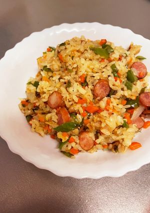 野菜カレー炒飯-レシピのメイン写真