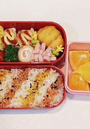 中学生(2年)のお弁当1-レシピのメイン写真