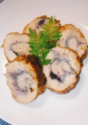 ロール肉バルサミコ酢煮☆ブルーベリー風味-レシピのメイン写真