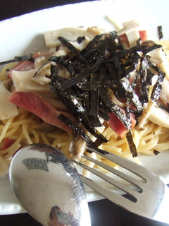 簡単♪ きのこ柚子胡椒クリームパスタ-レシピのメイン写真