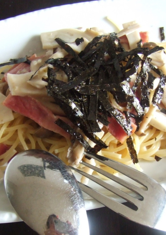 簡単♪　きのこ柚子胡椒クリームパスタ-レシピのメイン写真