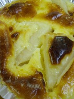超簡単デザート: りんごのチーズケーキ風-レシピのメイン写真