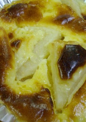 超簡単デザート：　りんごのチーズケーキ風-レシピのメイン写真
