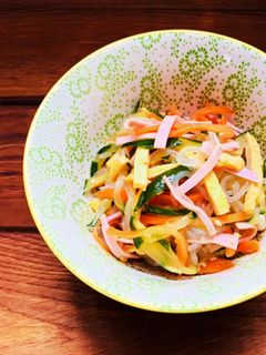 白滝の中華サラダ(๑´ڡ`๑)-レシピのメイン写真
