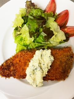 鮭のパン粉焼き さっぱりタルタル添え-レシピのメイン写真