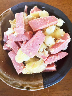 #じゃがいもとポークランチョンミート炒め-レシピのメイン写真