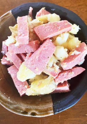 #じゃがいもとポークランチョンミート炒め-レシピのメイン写真